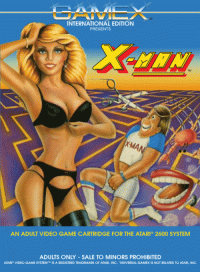 X-man Atari 2600 US box art